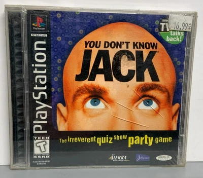 You Don't Know Jack still Sealed Complete 2 Disc Game Sony PlayStation 1 1999 - Image 1 of 2