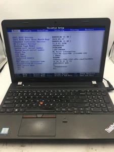 LENOVO THINKPAD E560 - BOOTS TO BIOS - INTEL CORE I3 - 4GB RAM - READ DESCRIP-BB - Picture 1 of 7