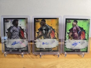 2024 Topps Finest MLS Autograph Lot /3 Cards /50, /99 - Bild 1 von 5
