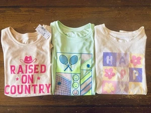 ⭐️NEW BUNDLE OF 3 Girls T-Shirts Size 14 Short Sleeve - Picture 1 of 7