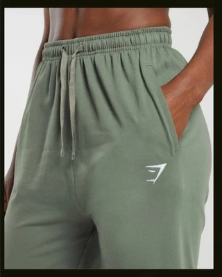 *Gymshark* Khaki Pippa Supersoft active wear trousers - size S 💚 - Image 1 of 4