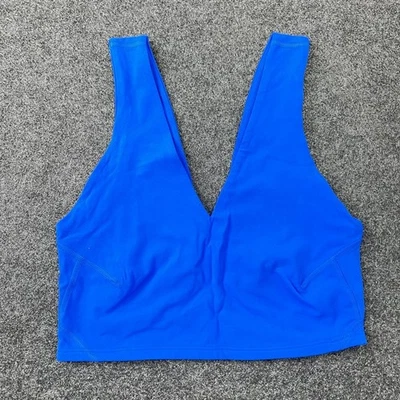 Top camisero corto Free People Fp Movement Never Better para mujer talla S azul Foto 1 de 4