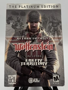 Return to Castle Wolfenstein Platinum Edition - id Software - PC CD-ROM in Box - Bild 1 von 7