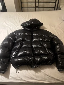 Men’s Black Puffer Jacket, Zara Size XL - Picture 1 of 2
