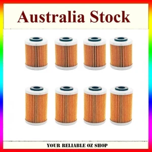 4x 1st & 4x 2nd Oil Filters For KTM 400SX 400EXC 450 XC 450SX 450SMR 450EXC - Picture 1 of 4