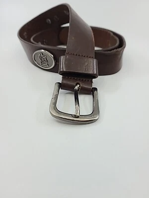 Cinturón de cuero para hombre St. Louis Cardinals talla 32 marrón con 4 medallones logo Foto 1 de 4