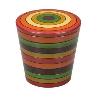 isuke Small Nested 3-tiered Container with lid "KOMA" Lacquerware Japan - Image 1 of 4