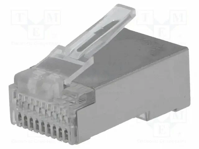 TNE Stecker RJ50 System: 10p10c PIN: 10 vergoldet abgeschirmt IDC WT-10P-10C-DE RJ-