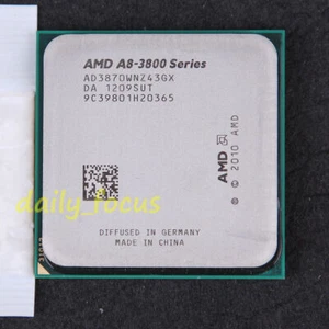 AMD A8-Series A8-3870K 3 GHz AD3870WNZ43GX CPU Processor Socket FM1 4 MB - Picture 1 of 2