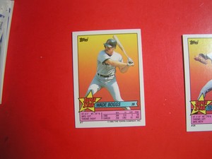 1989 Topps Super Star Mini Wade Boggs 7