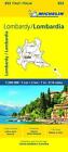 Lombardia - Michelin Local Map 353 by Michelin Folded Book