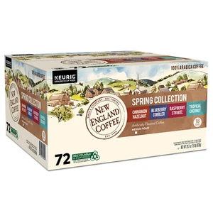 Keurig new england coffee spring collection 72 count kcups variety bundle - Picture 1 of 1