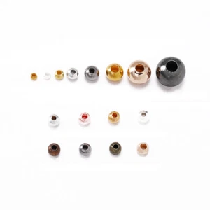 2~10 Jewelry Making Ball Seed Loose Bead DIY Findings Crafts Spacer Beads - Bild 1 von 15