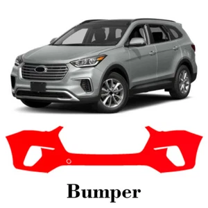Front bumper PreCut PPF Paint Protection Film For Hyundai Santa Fe XL 2019 - Picture 1 of 6