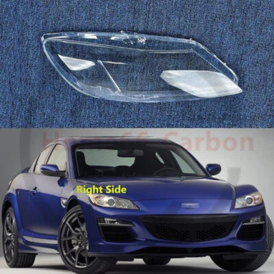 ✨Faro lateral derecho carcasa de lente transparente + anillo de sellado para Mazda RX-8 2008-2010 Foto 1 de 4