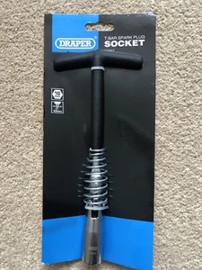 Draper 10 mm Zündkerzenschlüssel flexibler Kopf T-Typ Griff 13867 - Bild 1 von 4