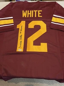 Camiseta USC Trojans Charles White #12 RB FIRMADA Beckett Certificada Heisman 1979 - Imagen 1 de 2