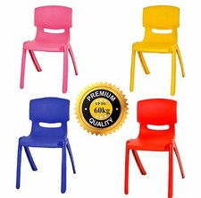 SEDIE IN PLASTICA RESISTENTI PER BAMBINI BAMBINI TEA PARTY GIARDINO SCUOLA MATERNA CLUB