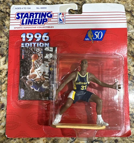 INDIANA PACERS REGGIE MILLER NBA STARTING LINEUP ACTION FIGURE Toy 1996 NEW Cover