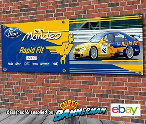 Ford Mondeo Rapid Fit Touring Car Banner for Garage, Workshop, Showroom LARGE - Picture 1 of 2
