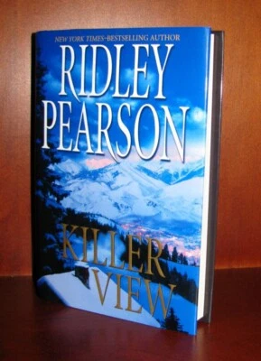 Killer View by Ridley Pearson SIGNED First Edition HC DJ Thriller 2008 Putnam Foto 1 de 4