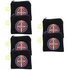  3 Count Present Bag Reusable Cloth Tapestry Bags Portable Rosary