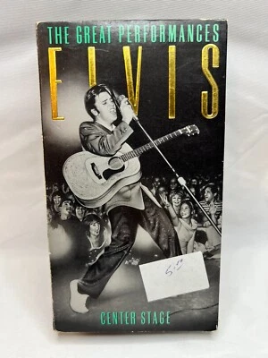 Elvis The Great Performances Center Stage VHS Tested Video Tape Used - Image 1 of 4