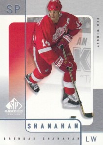 2000-01 SP Game Used Hockey #22 Brendan Shanahan Detroit Red Wings