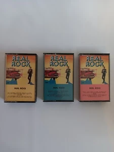 Real Rock 3 Piece Music Cassettes 1987 - Picture 1 of 10
