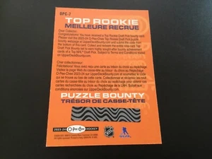 23-24 OPC Hockey Top Rookie Puzzle Bounty OPC 7 - Picture 1 of 1