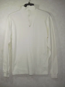 Tart Snow & Fun Pullover Women L White 1/4 Zip Mock Long Sleeve - Picture 1 of 8