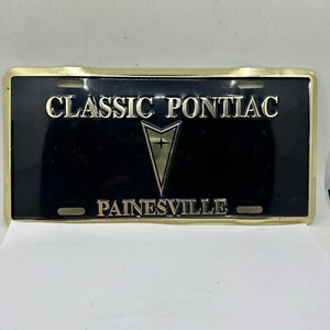 Oldtimer Autohaus Werbung Nummernschild Oldtimer Pontiac Painesville Ohio - Bild 1 von 8