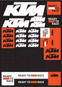 KTM Corporate Sticker Sheet - 3PW210065800 - Bild 1 von 1
