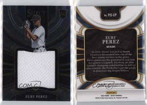 2023 Panini Select Rookie Jumbo Swatch Eury Perez #PJS-EP Rookie RC