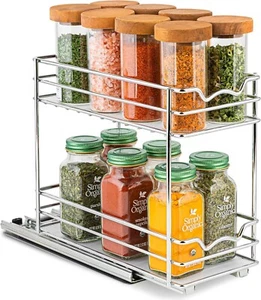 Pull Out Cabinet Organizer for Spices, Cans - Heavy Duty - Picture 1 of 4