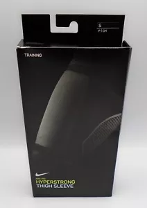 Nike HyperStrong Thigh Sleeve Adult Small Training Support Black - Picture 1 of 7