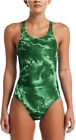 Nike Green Lightning Fast Back 2.0 1Pc Swimsuit Womens Size 26 Zp-4839