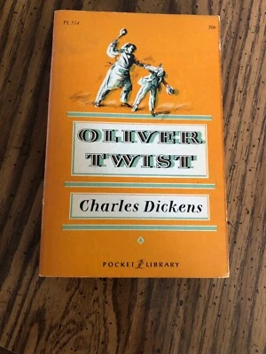 Oliver Twist Charles Dickens (Pocket Library,1957, Vintage Paperback, Never Read Foto 1 de 4