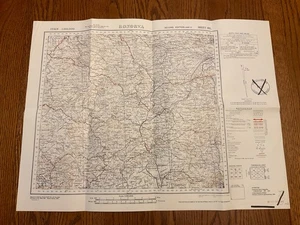 Mappa Ufficio Guerra Epoca Seconda Guerra Mondiale di Bonorva, Italia. 2° Ed. 1942 , Servizio Mappa Esercito 1943 - Foto 1 di 15