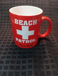 Taza de café Dewey Beach Patrol 4" roja brillante eBay Google YouTube - Imagen 1 de 7