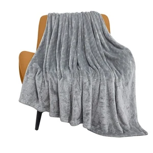 Fleece Blanket Super Soft Cozy Throw Blanket 50" x 60", Lightweight Fuzzy Com... - Picture 1 of 8
