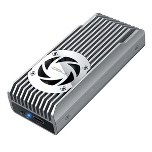 Boîtier SSD M.2, ventilateur intégré, 10 Gbit/S, USB 3.1 Gen2 type C, M.2 N2764 - Photo 1/10