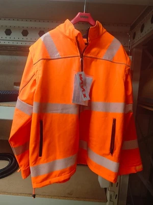 Softshelljacke Watex 5-6000WX Warnschutz Orange Sicherheitsweste Grösse 3 XL - Bild 1 von 2