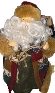 Weihnachtsmann Baumspitze Tischdeko St Nick Alte Welt Weihnachtsmann 13 Zoll - Bild 1 von 7