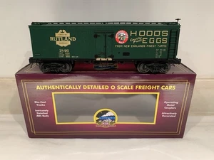 MTH PREMIER HOOD’S DAIRY (RUTLAND) 36’ WOOD SIDE REEFER CAR 20-94689! O SCALE - Picture 1 of 4