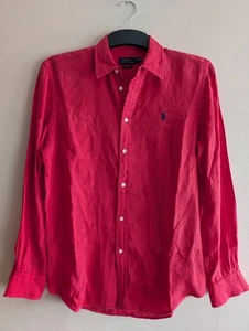 Ralph Lauren Men's Pink Linen Shirt M Brand New with Tags - Picture 1 of 7