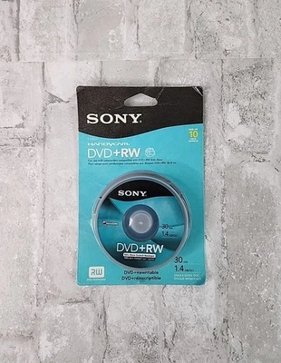 Sony Handycam Mini DVD+RW 8 CM 1,4 GB 30 min. Paquete de 10 discos reescribibles nuevos precintados Foto 1 de 4