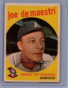 1959 Topps Baseball Card #64 Joe DeMaestri Good - Picture 1 of 2