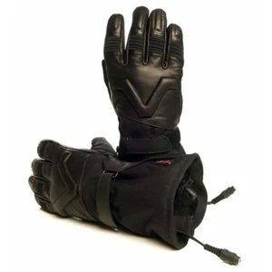 Guantes térmicos de cuero para moto de nieve MOTO 12v cables duros nuevos grandes voltios res - Imagen 1 de 11