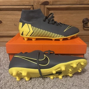 Nike Mercurial Superfly 6 Club FG/MG, AH7383-070, Gray/Yellow, Mens Size 11 - Picture 1 of 6
